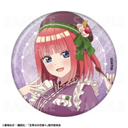 「五等分の花嫁＊　76mmグリッター缶バッジ【中野二乃】和パフェドレスver.」（C）春場ねぎ・講談社／「五等分の花嫁＊」製作委員会