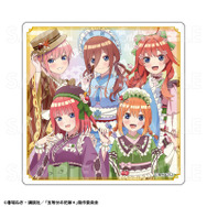「五等分の花嫁＊　ダイカットステッカー【集合】和パフェドレスver.」（C）春場ねぎ・講談社／「五等分の花嫁＊」製作委員会