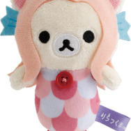 リラックマようかいハロウィン「コリラックマ（アマビエ）　てのりぬいぐるみ」（C）2025 SAN-X CO., LTD. ALL RIGHTS RESERVED.