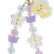 「リラックマ　ビーズストラップ」（C）2025 SAN-X CO., LTD. ALL RIGHTS RESERVED.