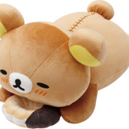 リラックマ×ミスタードーナツ「ドーナツまくまくクッション　リラックマ（エンゼルフレンチ）」（C）MISDO 25（C）SAN-X