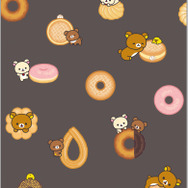 リラックマ×ミスタードーナツ「クリアホルダー10 ポケット」BACK（C）MISDO 25（C）SAN-X