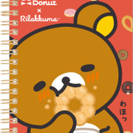 リラックマ×ミスタードーナツ「B6SP ノート」（C）MISDO 25（C）SAN-X