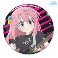 アニメ『ぼっち・ざ・ろっく！』「後藤ひとり 65mm缶バッジ Playing the guitar Ver.」（C）はまじあき／芳文社・アニプレックス