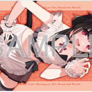 「『この素晴らしい世界に祝福を！』 めぐみん 原作版 猫耳メイドver.」特製ラバーマット（C）暁なつめ・三嶋くろね　発行：株式会社KADOKAWA