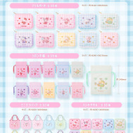 サンリオキャラクターズ「ギンガムフルーツシリーズ」商品ラインナップ