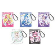 『映画キミとアイドルプリキュア♪』×Cafe Fan Baseオリジナルコラボグッズ「カラビナ付きクリアポーチ」（C）2025 映画キミとアイドルプリキュア♪製作委員会（C）ABC-A・東映アニメーション