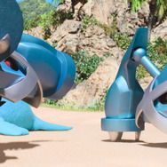 にらみあうメタグロス