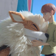 ケントにじゃれつくウインディ