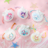 「ナムコdeハロウィン2025～マーメイドファンタジー」1,000円投入特典のミニ巾着（C）'25 SANRIO CO., LTD. APPR. NO. L660110