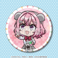 くじ引き堂『わたしが恋人になれるわけないじゃん、ムリムリ!（※ムリじゃなかった!?）』くじ　D賞：缶バッジ ミニキャラ れな子（C）みかみてれん・竹嶋えく／集英社・わたなれ製作委員会