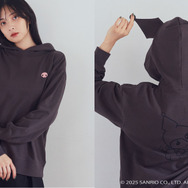 マイメロディ＆クロミ/earth 耳付きフーディー