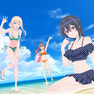TVアニメ『クラスで2番目に可愛い女の子と友だちになった』描き下ろし水着イラスト