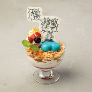 ミリオの桃がなってるよ！！パフェ