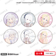 『Re:ゼロから始める異世界生活』トレーディングホログラム缶バッジ エミリアの誕生日生活2025ver.（C）長月達平・株式会社KADOKAWA刊／Re:ゼロから始める異世界生活4製作委員会