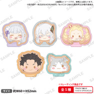 『Re:ゼロから始める異世界生活』トレーディングダイカットステッカー エミリアの誕生日生活2025ver.（C）長月達平・株式会社KADOKAWA刊／Re:ゼロから始める異世界生活4製作委員会