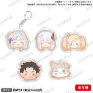 「Re:ゼロから始めるエミリアの誕生日生活2025 in マルイ」購入特典　アクリルキーホルダー（C）長月達平・株式会社KADOKAWA刊／Re:ゼロから始める異世界生活4製作委員会