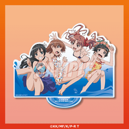 『とある科学の超電磁砲T』Newtype オンラインくじ　B賞：アクリルスタンド 御坂美琴＆白井黒子＆初春飾利＆佐天涙子 B（C）2018 鎌池和馬／冬川基／ＫＡＤＯＫＡＷＡ／PROJECT-RAILGUN T