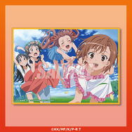 『とある科学の超電磁砲T』Newtype オンラインくじ　C賞：ミニ色紙 御坂美琴＆白井黒子＆初春飾利＆佐天涙子（C）2018 鎌池和馬／冬川基／ＫＡＤＯＫＡＷＡ／PROJECT-RAILGUN T