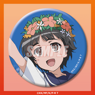 『とある科学の超電磁砲T』Newtype オンラインくじ　D賞：缶バッジ 初春飾利（C）2018 鎌池和馬／冬川基／ＫＡＤＯＫＡＷＡ／PROJECT-RAILGUN T