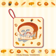 くじ引き堂『パンどろぼう』オンラインくじ　B賞：ループ付きハンドタオル A（C）Keiko Shibata／KADOKAWA