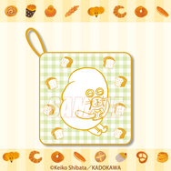 くじ引き堂『パンどろぼう』オンラインくじ　B賞：ループ付きハンドタオル にせパンどろぼう（C）Keiko Shibata／KADOKAWA