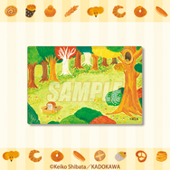 くじ引き堂『パンどろぼう』オンラインくじ　D賞：スクエア缶バッジ おとりさくせん（C）Keiko Shibata／KADOKAWA