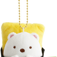 「すみっコすし おすしぶらさげぬいぐるみ しろくま」（C）2025 SAN-X CO., LTD. ALL RIGHTS RESERVED.