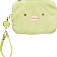 すみっコぐらしコレクション「ぬいぐるみリール付パスケース ぺんぎん？」（C）2025 SAN-X CO., LTD. ALL RIGHTS RESERVED.