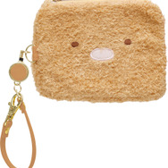 すみっコぐらしコレクション「ぬいぐるみリール付パスケース とんかつ」（C）2025 SAN-X CO., LTD. ALL RIGHTS RESERVED.