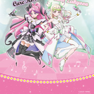 ナムコ限定『映画キミとアイドルプリキュア♪』組み立て式ポストカード（キュアズキューン、キュアキッス）