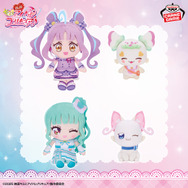 『映画キミとアイドルプリキュア♪ 』コロっとまんまる プリフェイスぬいぐるみ～キュアキュンキュン・プリルン・キュアリリアン・猫屋敷ユキ～（C）2025 映画キミとアイドルプリキュア♪製作委員会（C）Bandai Namco Experience Inc.