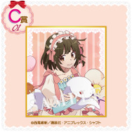 くじコレ「〈物語〉シリーズ Sweet＆girly Style」C賞：ミニ色紙【千石撫子 A】（C）西尾維新／講談社・アニプレックス・シャフト