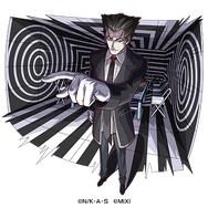 闇属性 ★5 神をも欺く詐欺師 貝木泥舟 （進化） CV：三木眞一郎