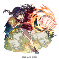 火属性 ★5 元バスケ部エース 神原駿河 （進化） CV：沢城みゆき