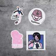 劇場版『チェンソーマン レゼ篇』× マンガート ビームス「ステッカーセット」（C）2025 M/CSMP（C）TF/S