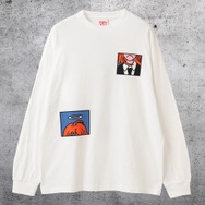 劇場版『チェンソーマン レゼ篇』× マンガート ビームス「天使の悪魔 ロングスリーブ Tシャツ」フロント（C）2025 M/CSMP（C）TF/S