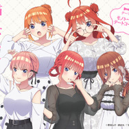 TVスペシャルアニメ『五等分の花嫁＊』モノクロデートコーデの5つ子が登場（C）春場ねぎ・講談社／「五等分の花嫁＊」製作委員会