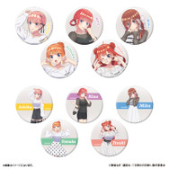 TVスペシャルアニメ『五等分の花嫁＊』トレーディングキラキラ缶バッジ（C）春場ねぎ・講談社／「五等分の花嫁＊」製作委員会