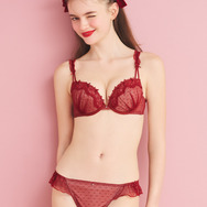 ハローキティ　ドットチュールブラセット