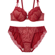 ハローキティ　ドットチュールブラセット