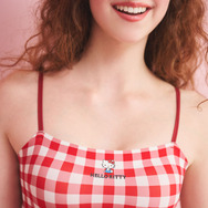 ハローキティ　Ｐｅａｓｙノンワイヤーブラ＆ハローキティ　Ｐｅａｓｙショーツ