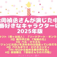 [松岡禎丞さんが演じた中で一番好きなキャラクターは？ 2025年版]