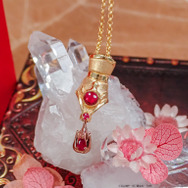 光のマジックグローブネックレス