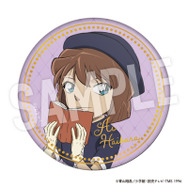 TVアニメ『名探偵コナン』weekend holidayシリーズ「ちょいデカ箔押し缶バッジ　灰原哀」（C）青山剛昌／小学館・読売テレビ・TMS 1996