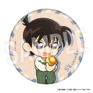 TVアニメ『名探偵コナン』weekend holidayデフォルメシリーズ「トレーディング缶バッジ　工藤新一」（C）青山剛昌／小学館・読売テレビ・TMS 1996