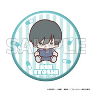 TVアニメ『ブルーロック』ブルーロック診療所シリーズ「トレーディング缶バッジデフォルメ　糸師 凛」（C）金城宗幸・ノ村優介・講談社／「ブルーロック」製作委員会