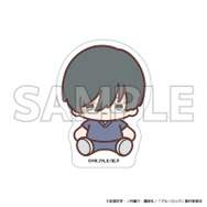 TVアニメ『ブルーロック』ブルーロック診療所シリーズ「第カットステッカーデフォルメ　糸師 凛」（C）金城宗幸・ノ村優介・講談社／「ブルーロック」製作委員会