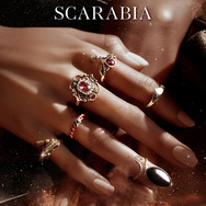 『ディズニー ツイステッドワンダーランド』アイコニック ストーリー リングオブジェ　スカラビア寮