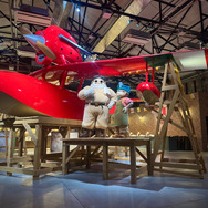 「サボイアS-21」（「ジブリの立体造型物展」での展示風景）(C)1992 Hayao Miyazaki/Studio Ghibli,NN